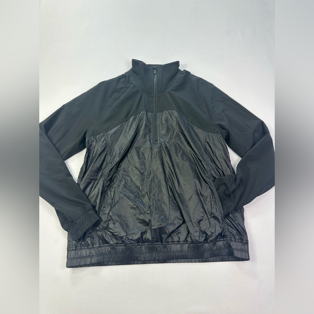 * lululemon All Roads half 1/2 Zip Black pullover light jacket Size 6 - Picture 4 of 11